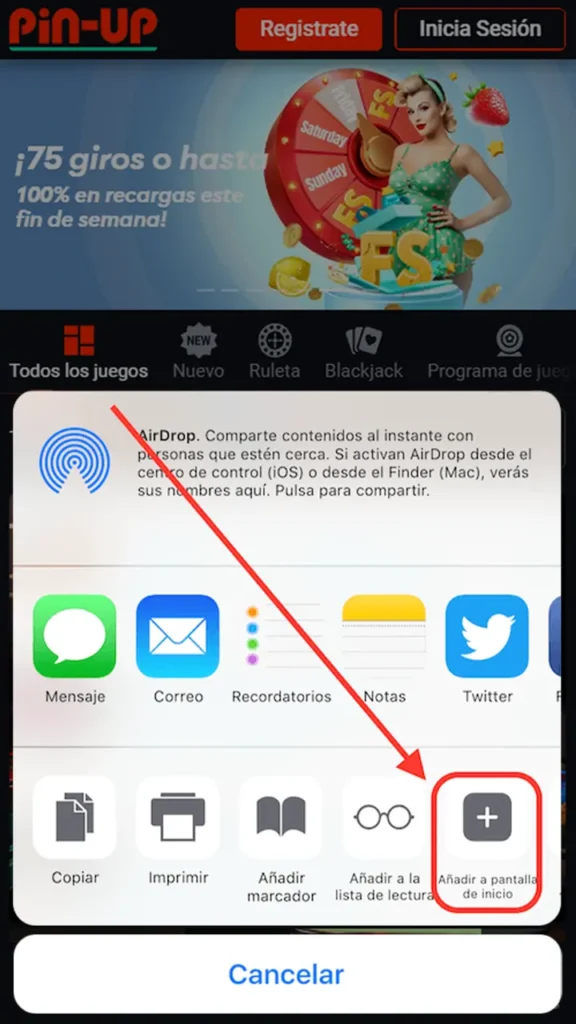 aplicacion como usar ios seleccione opcion