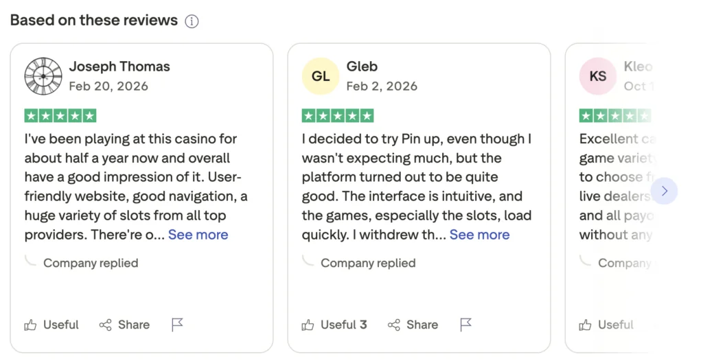 Pin-Up Casino Chile Reviews